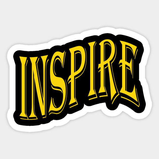 INSPIRE Sticker by cartoonwatch1